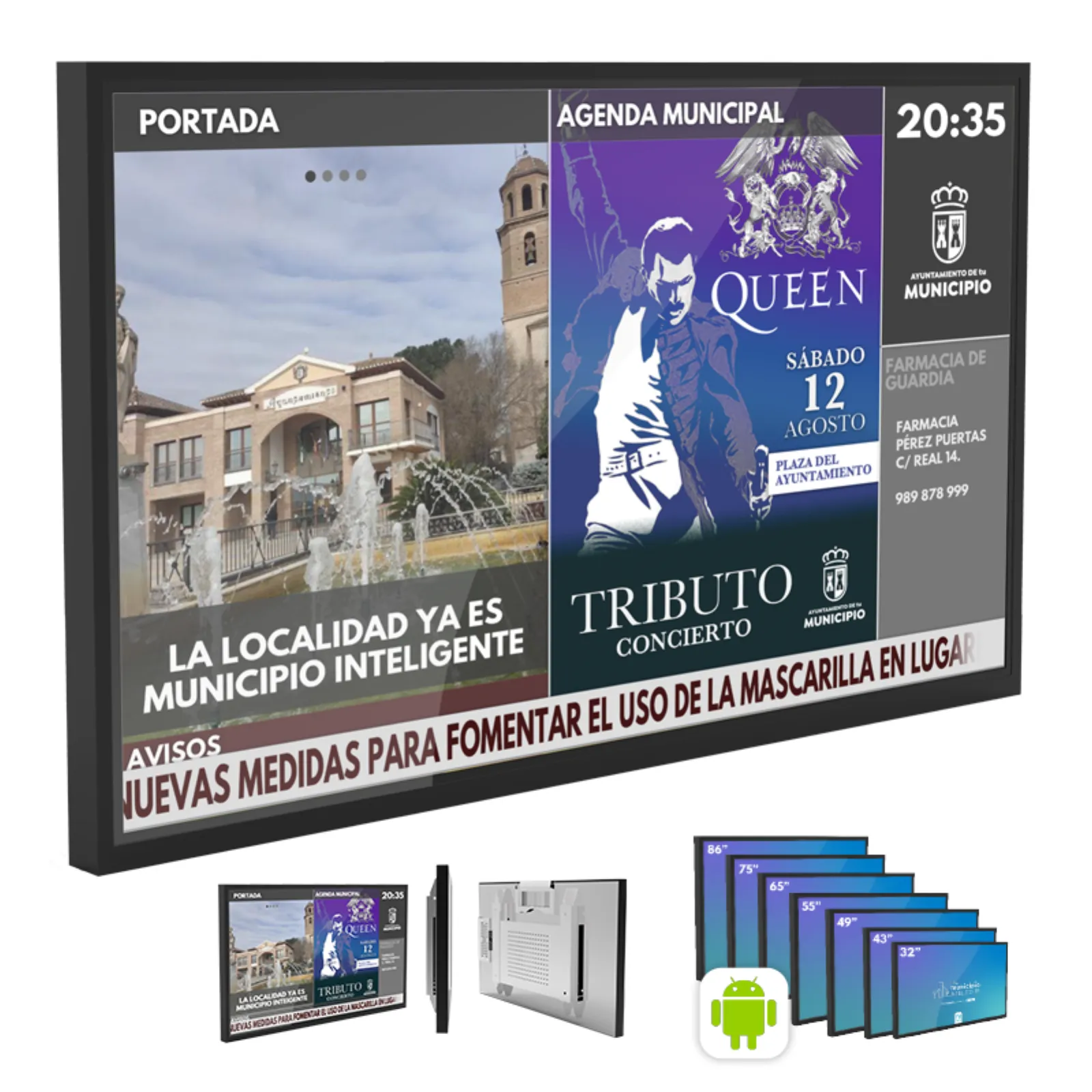 Señalización digital interior