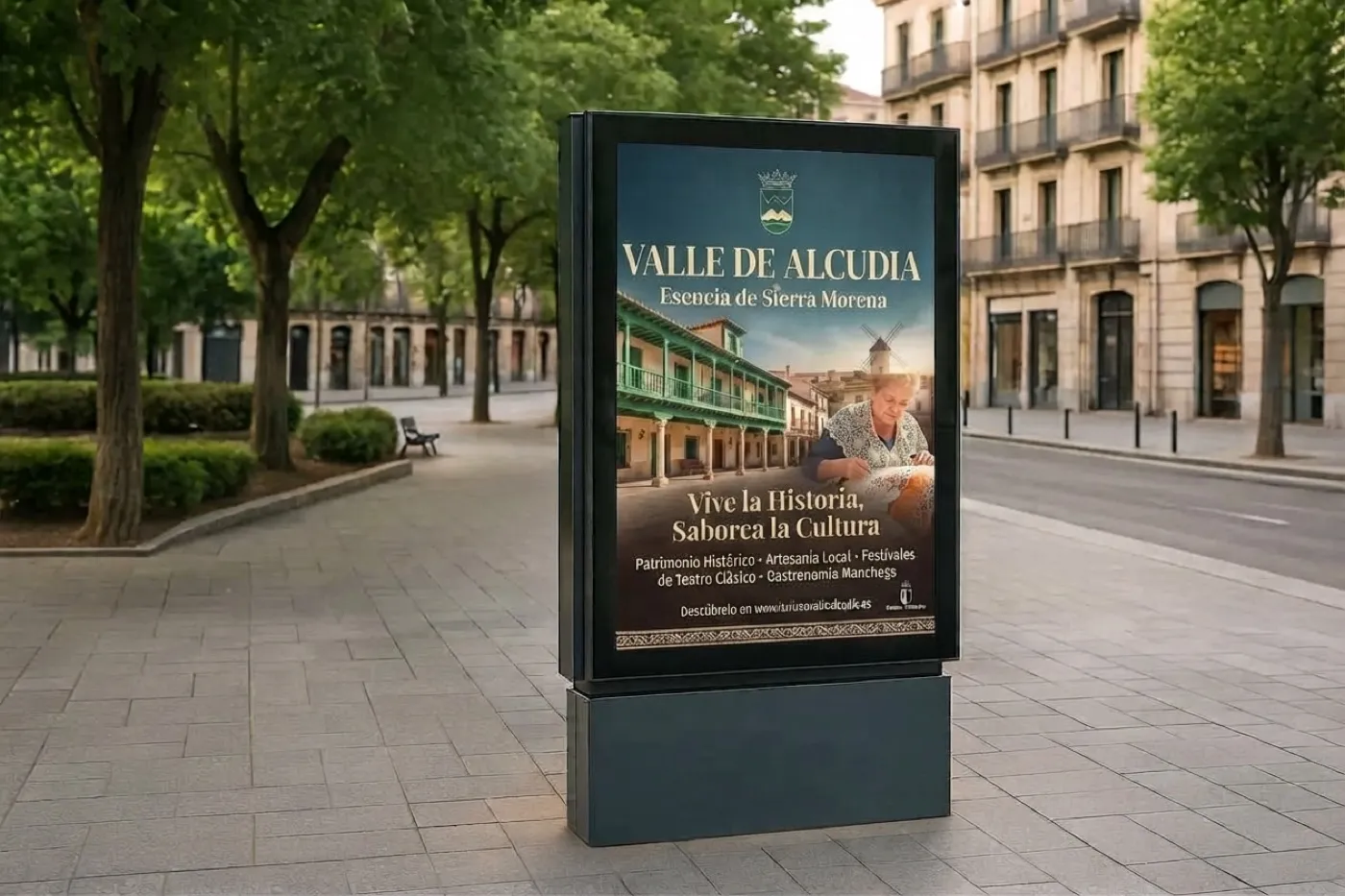 Campañas y materiales con la marca del municipio